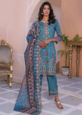 D#01 MTF Gardenia Digital Emb Lawn Collection 223